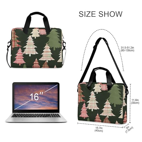 Funda para portátil ALAZA con diseño de árbol de Navidad miniatura 4