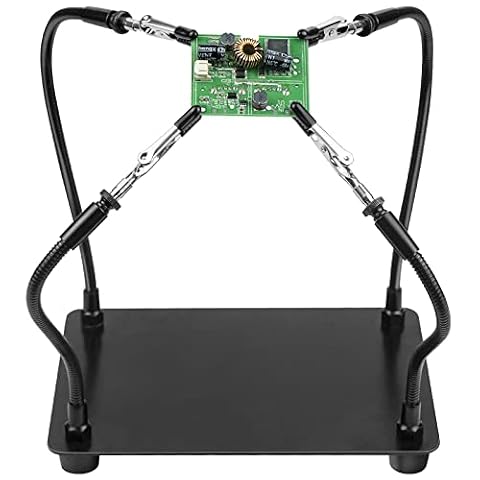 Helping hands versus a PCB vise