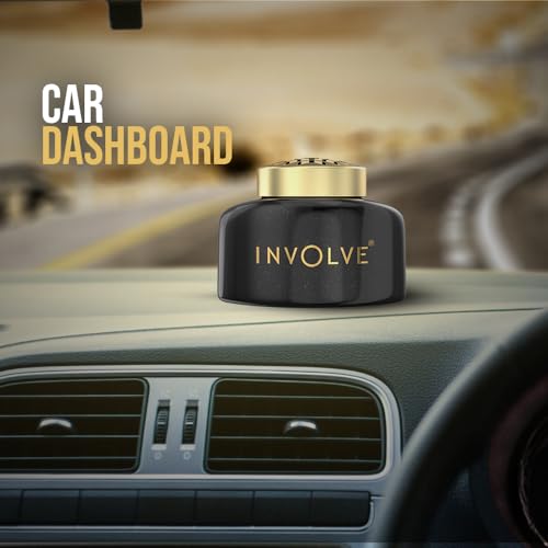 Image of Involve Eminence Enigma Organic Car Perfume with DrivFRESH - Fiber Air Freshener - IEM01 - 45 gm | Car Fresheners | Car Dashboard Decoration Items