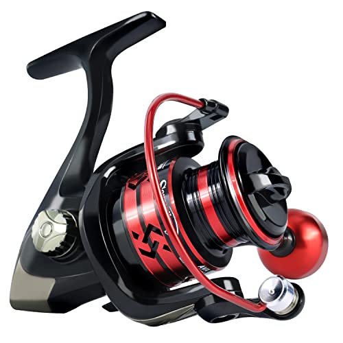 Image of Sougayilang Spinning Reels Light Weight Ultra Smooth Powerful Fishing Reels-Red-4000