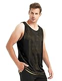 TopTie Herren Tank Top, Reversible Mesh Tank, Basketball Jerseys, Lacrosse Jersey
