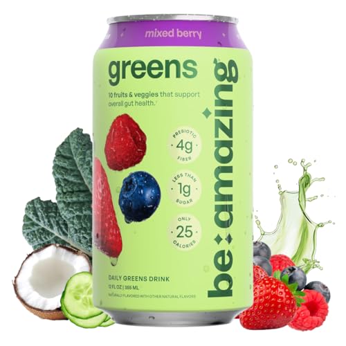 Be Amazing Greens Drink, Mixed Berry, Vitamin Drinks With 10