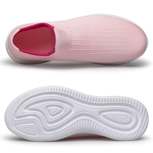 Image of vibdiv Pull-on Shoes Women Sock Sneakers Casual Lightweight Walking Jogging Yoga Indoor Outdoor Travel
