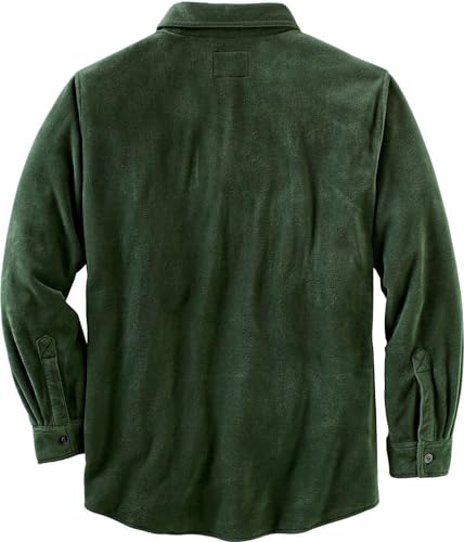 Legendary Whitetails Herren Standard Navigator Fleece-Hemd mit Knopfleiste, Wald, Größe M