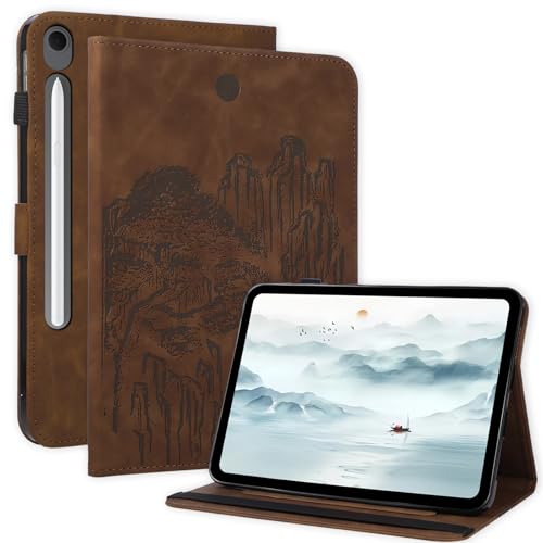Housse Samsung Galaxy Tab S9 FE marron, l'alliée idéale de vos voyages