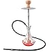 Produktbild Aladin MVP510 Shisha Wasserpfeife Hookah 51cm Nargile Edelstahl Regulierbar Alu Mundstück, WMVP510s, Farbe Shiny Bottom Rot