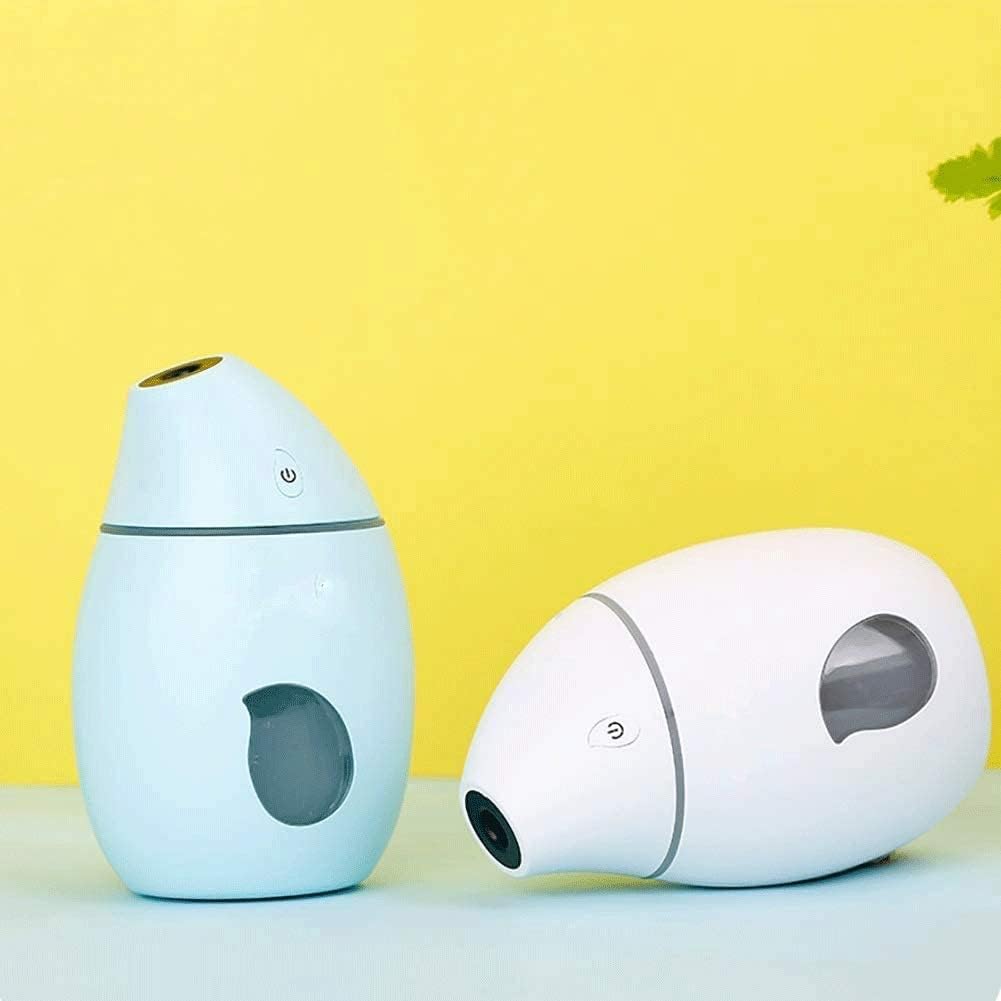 Humidifier Portable USB Mini Humidifier for Car Travel Home Office Baby Bedroom with Colors Night Light (Color : B)