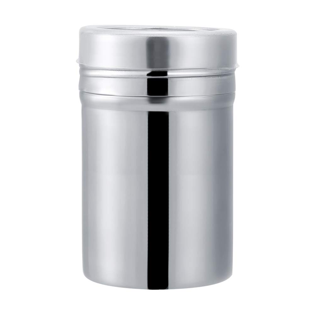 Spice Shaker Sugar Shaker Dispenser Powder Container With Lid Stainless Steel Spice Jar Season Coffee Bottle Kitchen (L)