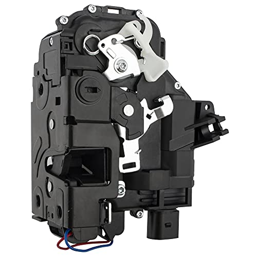 Image of BOXI Door Latch & Lock Actuator Rear Left Driver Side Fits for VW 98-10 Beetl-e 99-06 Golf 06-09 GTI 99-10 Jett-a 00-05 Passa-t 06-09 Rabbit Replaces 3B4839015 3B4839015A