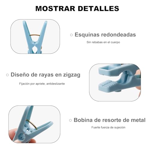 Catálogo para Comprar On-line Pinzas para tender la ropa - solo los mejores. 3 Pinzas para tender la ropa marca DOXLIO (3)