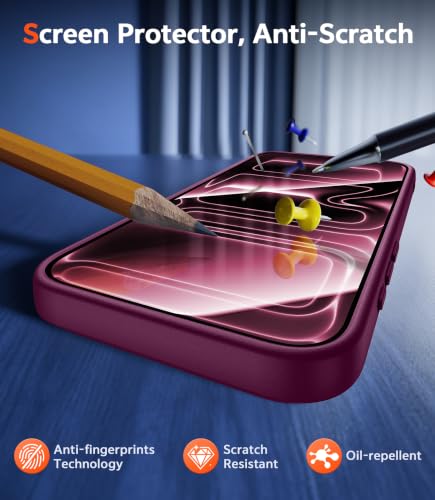 Image of FNTCASE for iPhone 2026 Pro / 17 Pro Case Magnetic with Screen Protector
