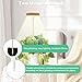 yadoker Halo Plant Grow Light,yadoker LED Growing Light Full Spectrum for Indoor Plants,Height Adjustable, Automatic Timer, 5V Low Safe Voltage,Idea for Small Plants
