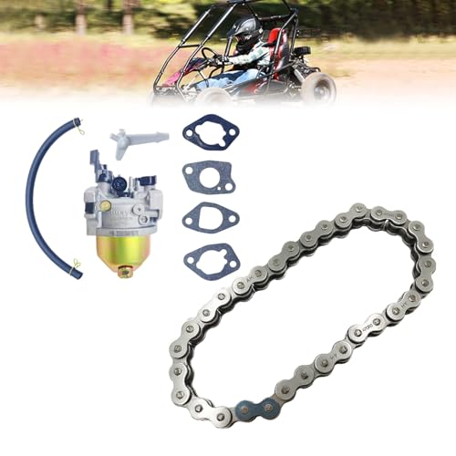 Amazon.com: Coleman KT196 Go kart Carburetor and 420 Drive Chain