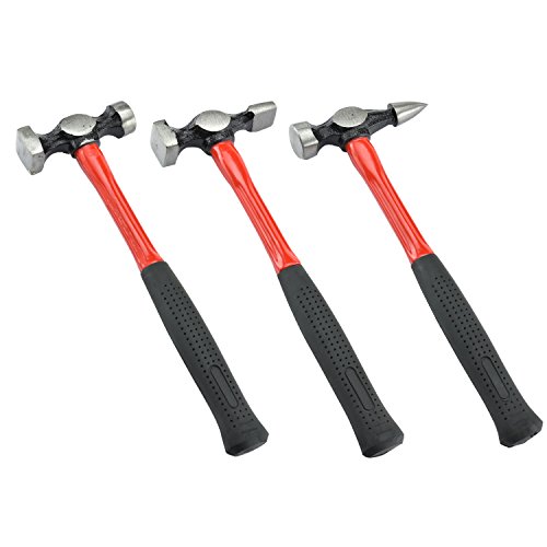 Neiko 20709A Heavy Duty Auto Body Hammer and Dolly Kit, 7 Piece, Silver - Image 4