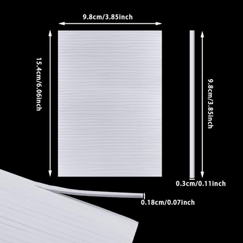 LLMSIX 600 Peças de Tiras Adesivas de Espuma Dupla Face, Fita de Espuma Adesiva Dupla Face, Folhas d