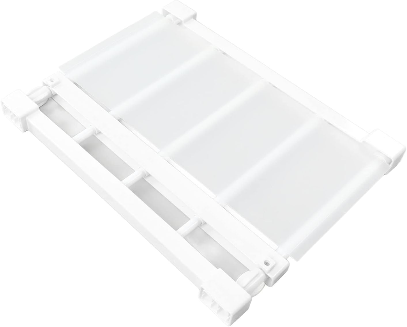 Tension Rod Shelf, Expandable Storage Rack for Cabinet Wardrobe No Nail Closet Organizer for Shoes Scarves Belts (75-120cm)