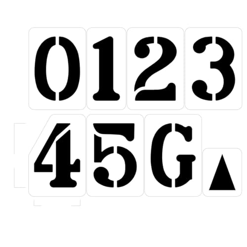 36' Football Field Number Stencil Kit | Part#: 10000977 | Ideal for Painting Yardage Numbers...