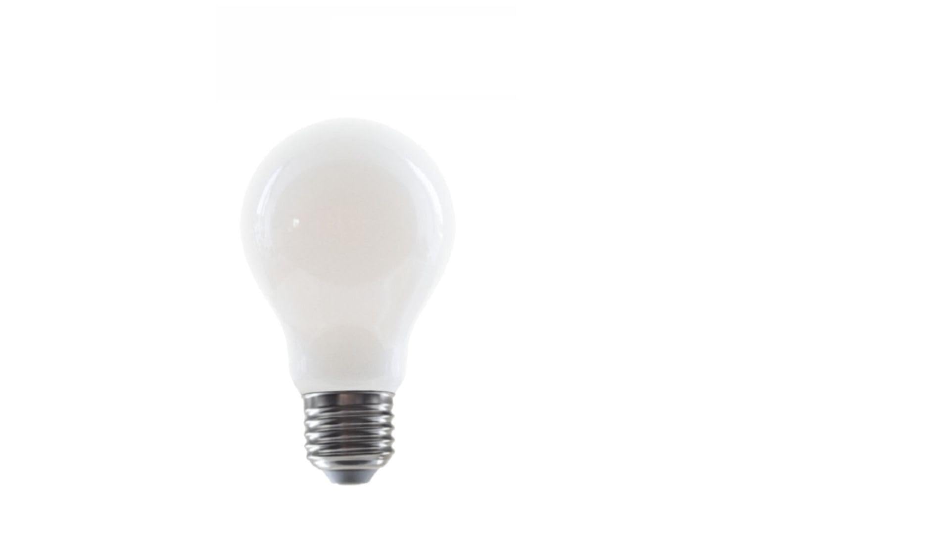 SILVER ELECTRONICS Pack x20 Bombilla LED Estándar A60 filamento Crystal Frost A Class E27 1521lm 7,2W 4000K 300º 30.000h