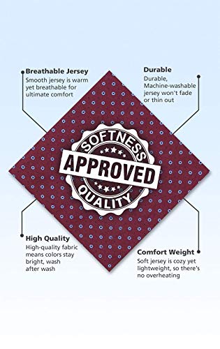 PajamaGram Family Pajamas Soft Cotton - Matching Pajamas, Burgundy & Navy Patterns3