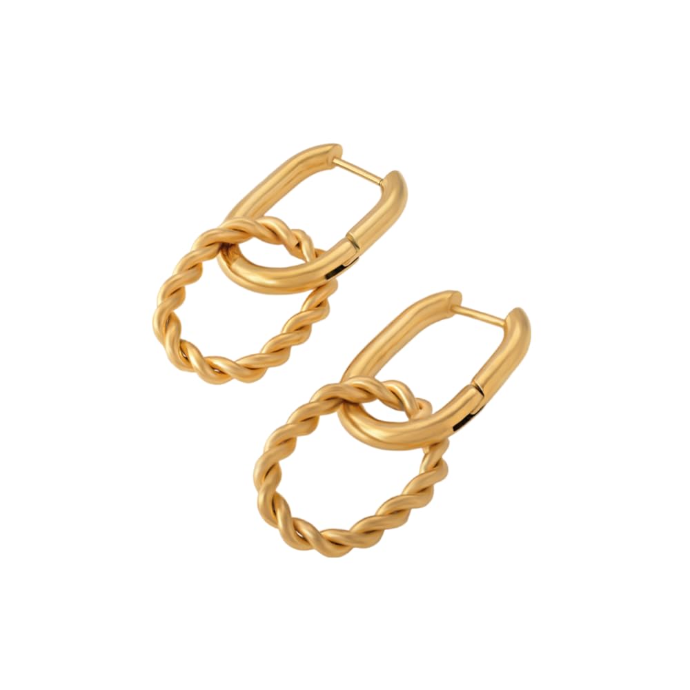 Double Rings Hoop Earrings (B0D8DZGMWV) Amazon Price History, Amazon Price Tracker