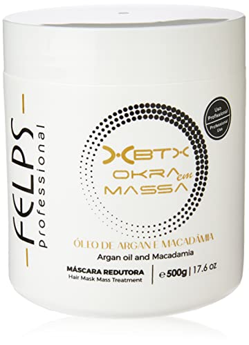 Okra XBTX Tratamento Capilar em Massa Óleo de Argan e Macadâmia, 500 G Felps Professionnel