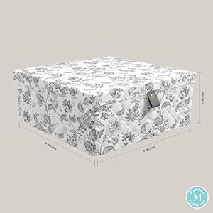 Martha Stewart Essential Collapsible Decorative Home Storage Organization With Lidded Tops Lidded Storage Organizer Bedford Floral