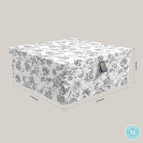 Martha-Stewart-Essential-Collapsible-Decorative-Home-Storage-Organization-With-Lidded-Tops-Lidded-Storage-Organizer-Bedford-Floral Martha Stewart Essential Collapsible Decorative Home Storage Organization With Lidded Tops Lidded Storage Organizer Bedford Floral