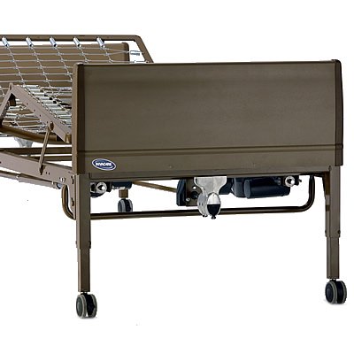 Invacare Homecare Bed Bundle | Foam Mattress & Full Length Rails | Full-Electric Hospital Bed for Home Use