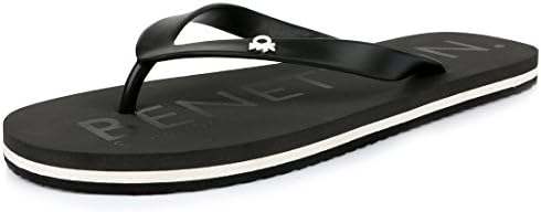 United Colors of Benetton Men's Basic 3 Dark Grey and Black Slippers-9 UK  (UCB_14A8CFFCR005-902-9), Dark Grey and Black, 9 UK : Buy Online at Best  Price in KSA - Souq is now Amazon.sa: Fashion