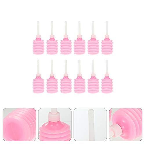 ARTIBETTER 12Pcs Garrafas Aplicador Descartável Vaginal Anal Ducha Vaginal Limpa para a Saúde Pessoa
