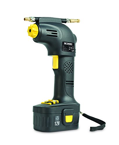 Electric Air Pump -12V Air Compressor with Built in Pressure Gauge (116PSI)