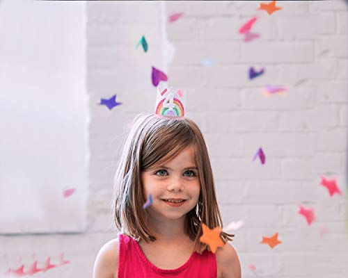 Birthday Rainbow Girl Crown, Birthday Hat For Event Party Supplies,Photo Props #TOP2