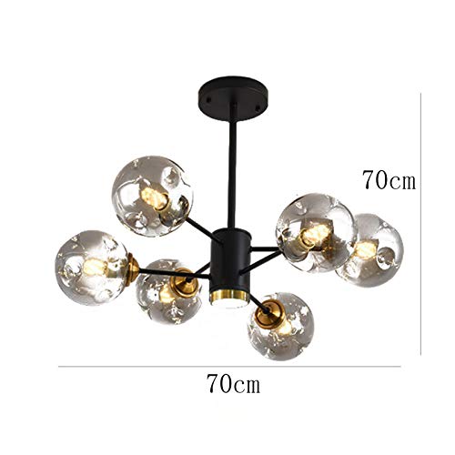 Plafonnier magic bean en verre de luxe design nordique moderne