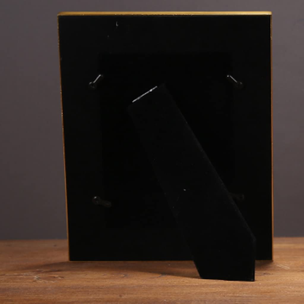 Prosta Ramka na Zdjęcia Nowoczesna Metalowa Ramka Na Zdjęcia Kreatywna Ramka Na Zdjęcia Dekoracja Stołu Rękodzieło Dekoracja Ramka Na Zdjęcia Klasyczna(5x7 inch)