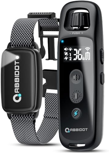 ABBIDOT Dog Shock Collar, 3300 FT Dog Training Collar with Remote...