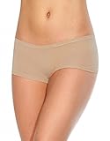 Calvin Klein Women's Pure Seamless Boyshort, Bare, Medium