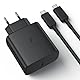 45W USB C Ladegerät für Samsung Galaxy S24 Ultra/S23/S22/S21/S20/Note/A Schnellladegerät Netzteil mit Ladekabel Samsung Schnellladekabel 2M Super Fast Charging Charger Adapter Stecker Power Steckdose