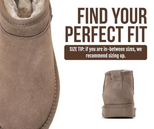 Image of Project Cloud Genuine Leather Ankle Boots for Women - Water Resistant with Memory Foam Insole Winter Boots - Trending Shoes & Comfortable Women's Ankle Boots (Hippy)