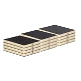 Schleifschwamm Schleifmatte I Je 4 Matten Körnung K60 K 120 K220 GROB MITTEL FEIN I DIY, Handschleifer für versch. Materialien I weiches anpassungsfähiges Schleifmittel, Schleifklotz, Schleifblock