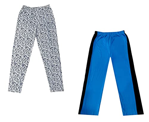 Image of indi weaves Boys and Girls Cotton Solid and Printed Pyjama /Pant /Trackpants