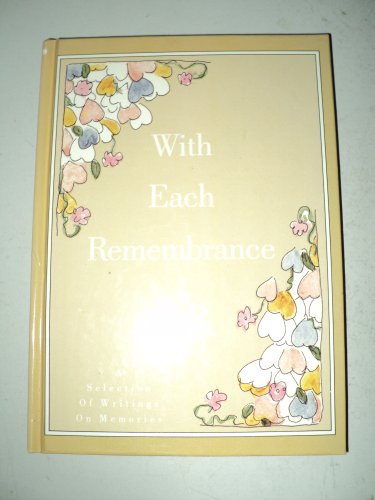 With Each Remembrance 0913289337 Book Cover