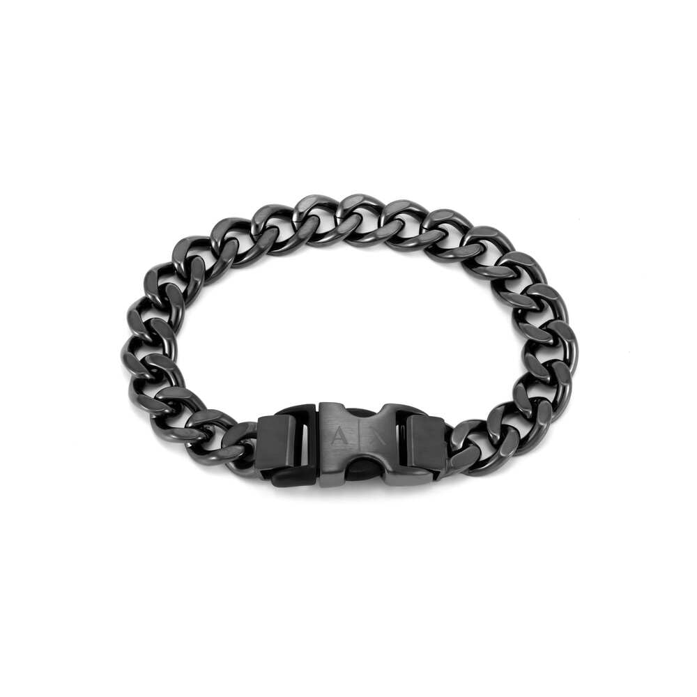 Armani Exchange Herren Edelstahl Armband mit Dornschließe