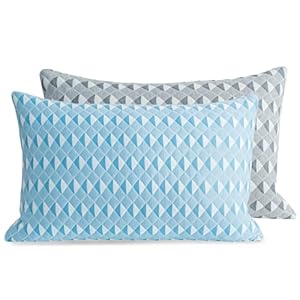 Memory Foam Pillows King Size Set of 2 Adjustable Cooling Pillow with Washable Removable Cover for Side Back Stomach Sleepers(20″x 36″)