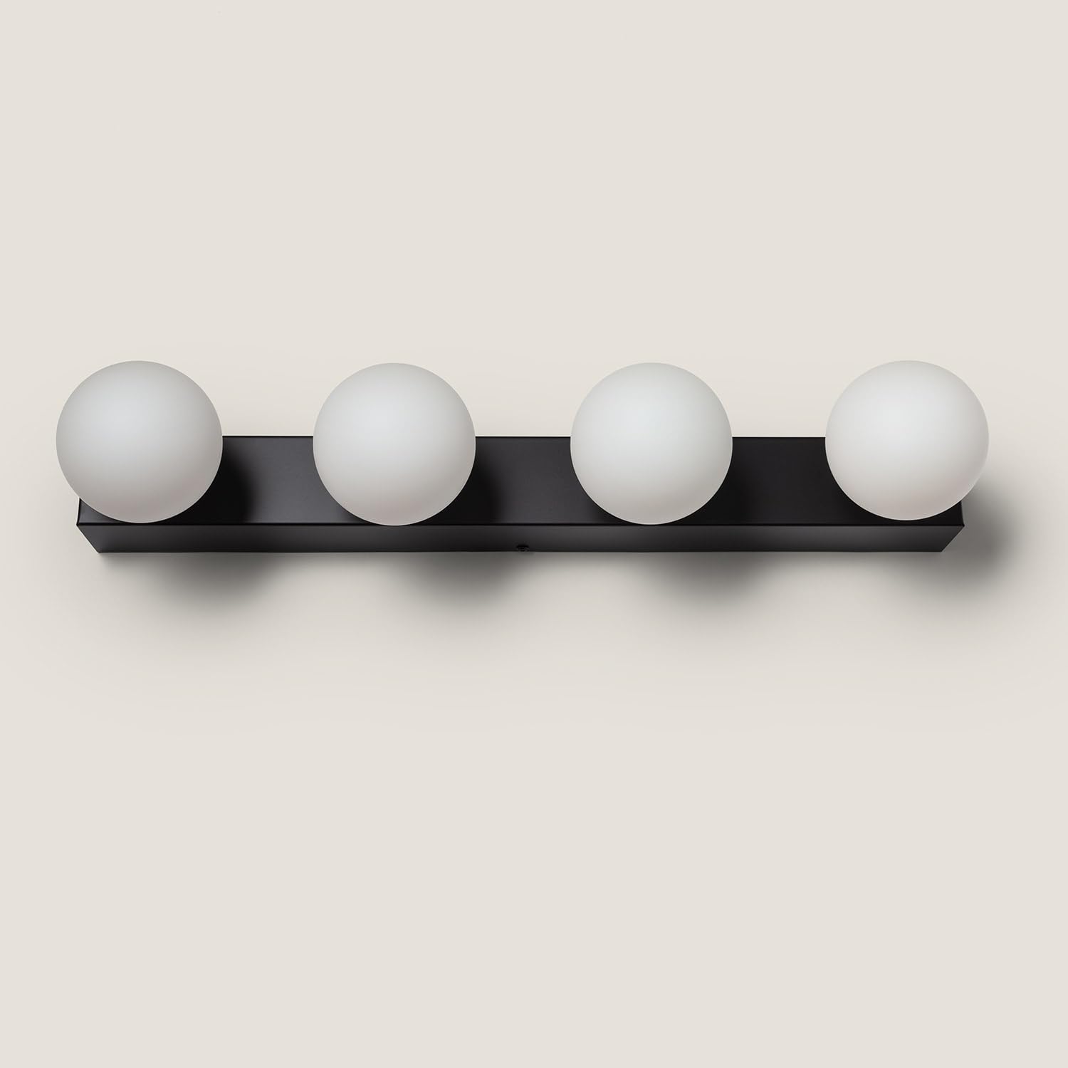 LEDKIA LIGHTING Lampe Murale Salle de Bain Métal 4 Spots Noir E27