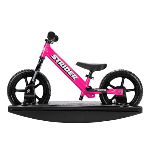 Image of Strider Sport 2-in-1 Rocking Bike - Helps Teach Baby How to Ride a Balance Bicycle - for Kids 6 Months to 4 Years-Easy Assembly, Tool-Free Adjustments