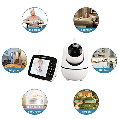 Monitor de bebê Inteligente, Monitor LCD de 3,5 Polegadas Monitor de bebê de Vídeo WIFI Com áudio Bi