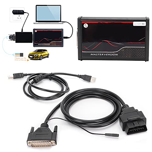 Akozon OBD2 Tuning Kit, EU Online OBD2 ECU Tuning Kit für KESS 5.017 V2.8 Auto LKW Diagnosewerkzeug Kein Token Auto Fehlerdetektor