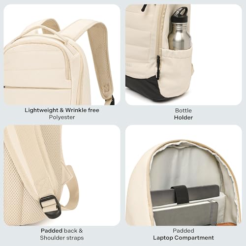 Image of ASSEMBLY Float Travel Backpack for Men & Women - 25 Liters | Water-Resistant Premium Polyester Backpack with Padded Laptop Compartment (fits upto 15.6 inches) | Lightweight Travel Bag