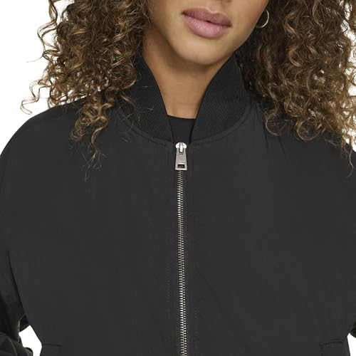 Levi's Women's Lightweight Bomber Jacket, Black, X-Small by Levi's - Used condition - Image 4