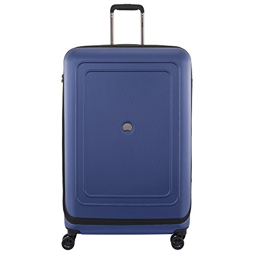 Delsey Luggage Cruise Lite Hard, Large Checked Luggage, Hard Case Spinner Suitcase, Blue